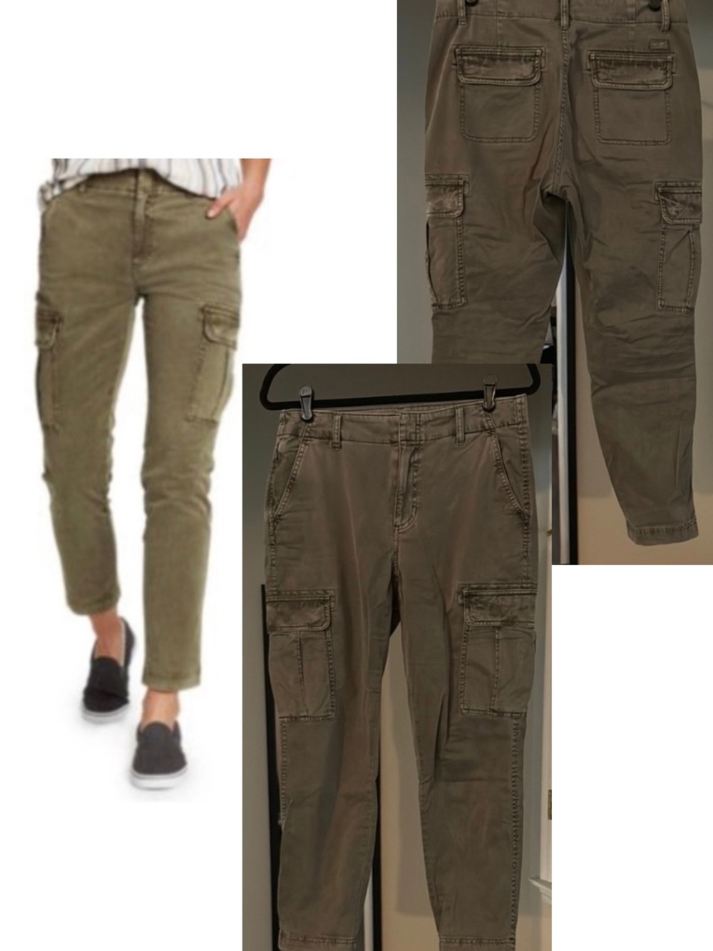 Eddie Bauer Women's River Rock Cargo Pants - Olive